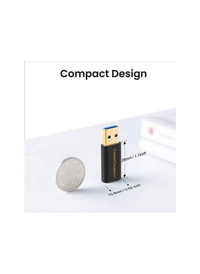 CableCreation - Usb C To Usb A Adapter, 5Gbps High Speed Usb To Usb C Extender, Usb Male To Type C Female Converter Charging And Sync For Laptops Logitech Streamcam Vr Link Adapter - Image 1