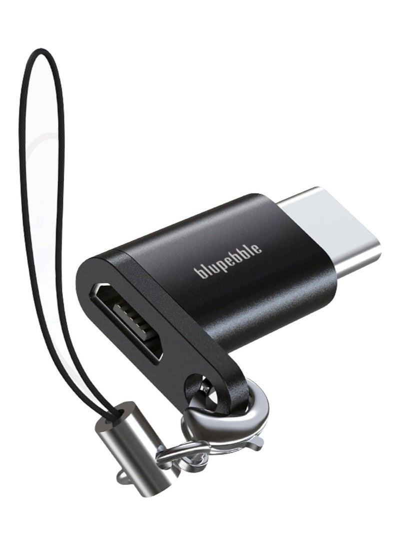 Blupebble Usb-C To Micro Usb Otg Adapter Black - Image 2