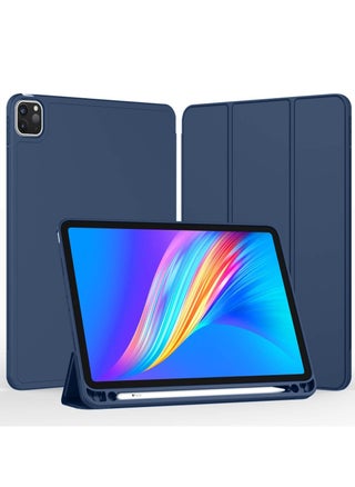 Apple Smart Folio Flip Full Cover Tablet Case with Pencil Holder and Auto Wake/Sleep function for Apple iPad Pro 12.9 (2022,2021,2020 12.9 Inch) – Navy Blue - pzsku/ZFDA4C7BFC08B9FB5E2A4Z/45/_/1698318963/9717df3a-caab-4c58-9cc1-980b0f8714b9