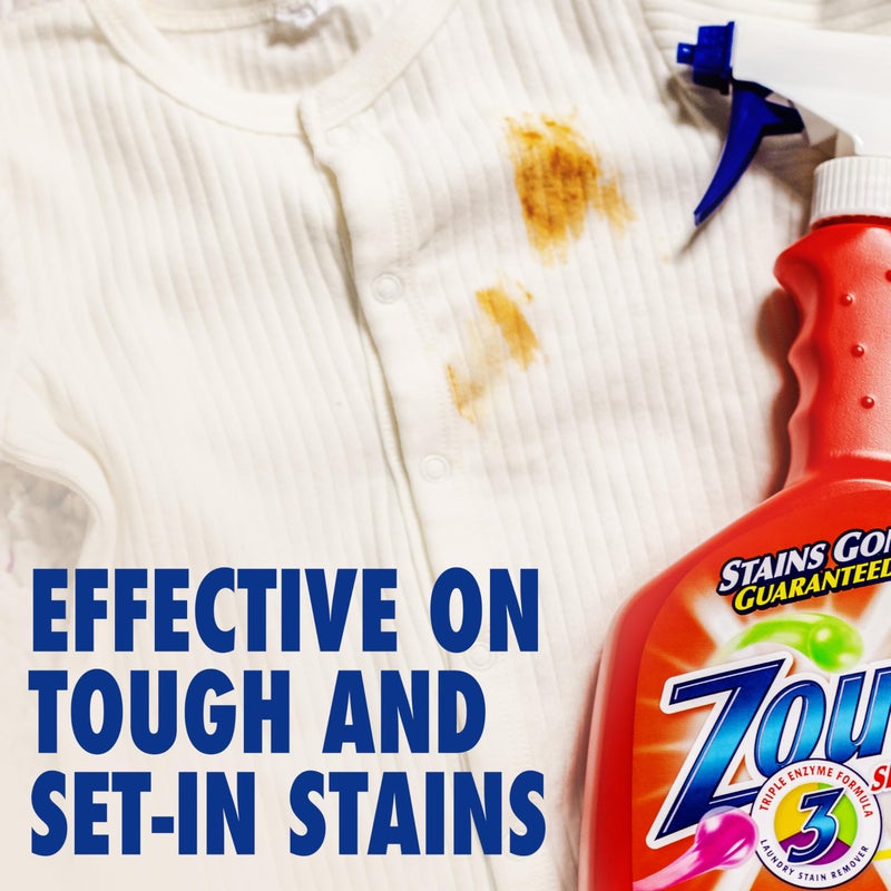 Zout Laundry Stain Remover Spray, Triple Enzyme Formula, 22 Ounce Bottles, 2-Pack - Image 3