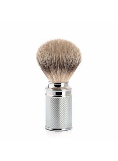 M MÜHLE Traditional Silvertip Badger Shaving Brush | Chrome Plated Stainless Steel Handle | Luxury Shave Accessory for Men  - Image 1