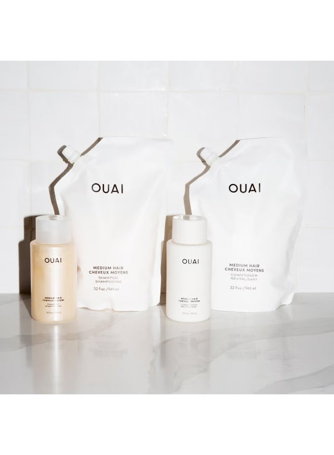 OUAI Medium Hair Shampoo Refill 946ml - Image 2