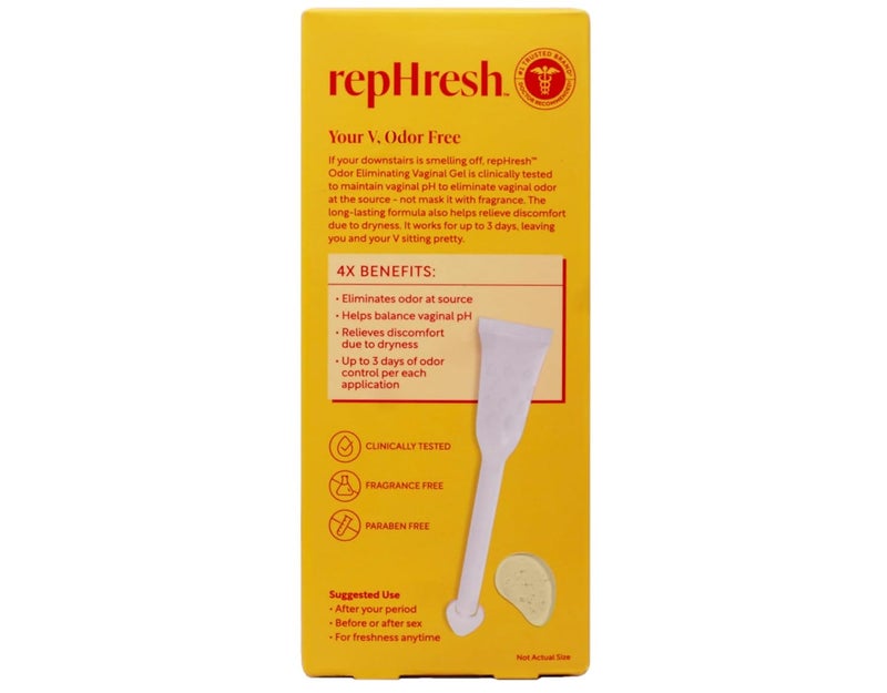 Rephresh Vaginal Gel, Odor Eliminating Gel, 4 ea (Pack of 2) - Image 4
