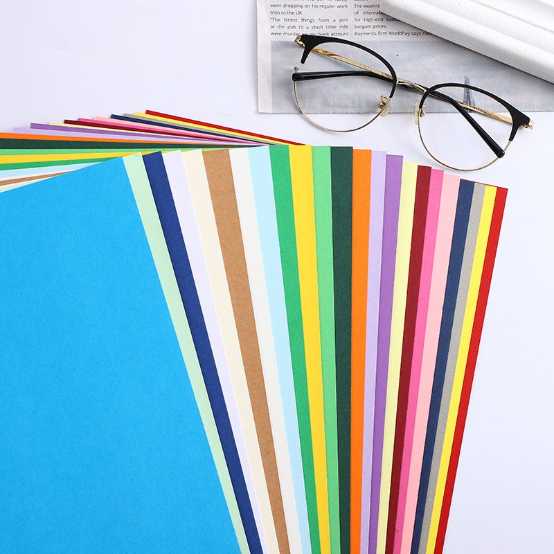 250G Full-Open Large Color Cardboard Kindergarten Decorative Paper-Cut Hard Cardboard Diy Poster Origami Art Paper - Image 5