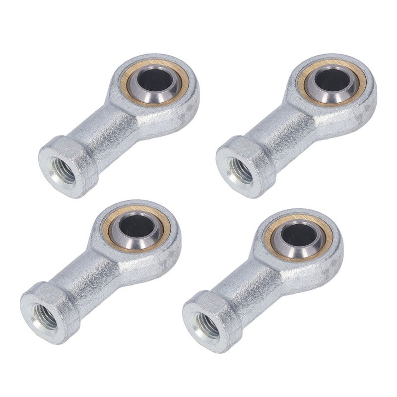 Spherical Joint Bearings: 57mm/2.24in, 4pcs Right-Hand Female Thread - 360-Degree Rotation Swing, High Load & Corrosion Resistance for Motor Vehicles, Construction Machinery, Industrial Fans - Image 1