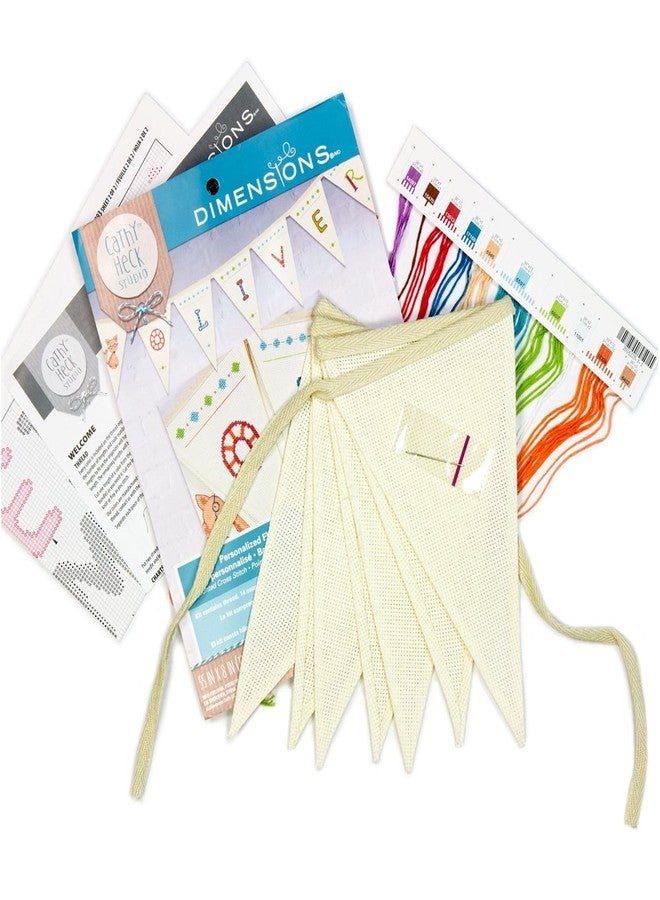 Dimensions Custom Party Banner Personalized Cross Stitch Kit, 55'' x 8'' - Image 5