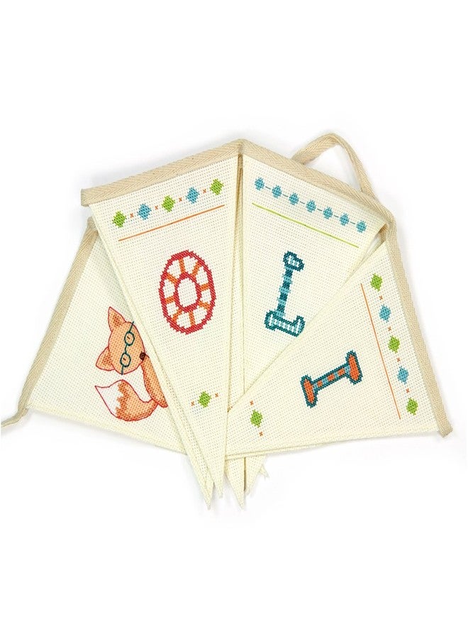 Dimensions Custom Party Banner Personalized Cross Stitch Kit, 55'' x 8'' - Image 2