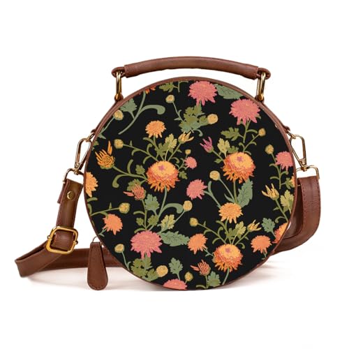 Kalankit Sling Bag for Women | Vegan Leather Crossbody Purse | Compact Everyday Handbag with Adjustable Strap | Stylish Women’s Handbags | Valentine Gift for Wife | Autumn Hues - Image 1