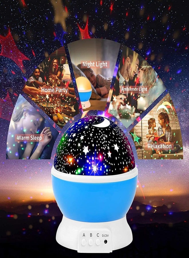 NYTRYD Star Projector Night Light, 360° Rotation Baby Night Light Projector for Kids with 8 Lighting Modes Christmas Gifts for Baby - Image 4