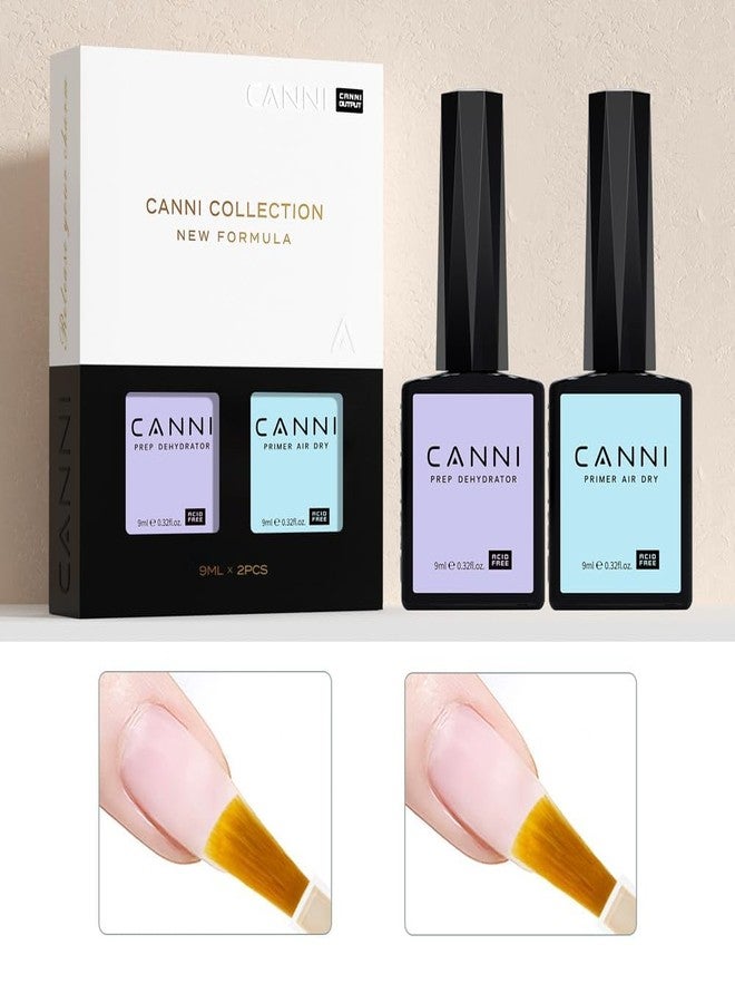 CANNI 2Pcs Acid Free Nail Dehydrator and Primer Set, Air Dry Nail Primer & Pre-dehydrator Nail Bond Gel Manicure Kit DIY at Home Salon Gifts - Image 5