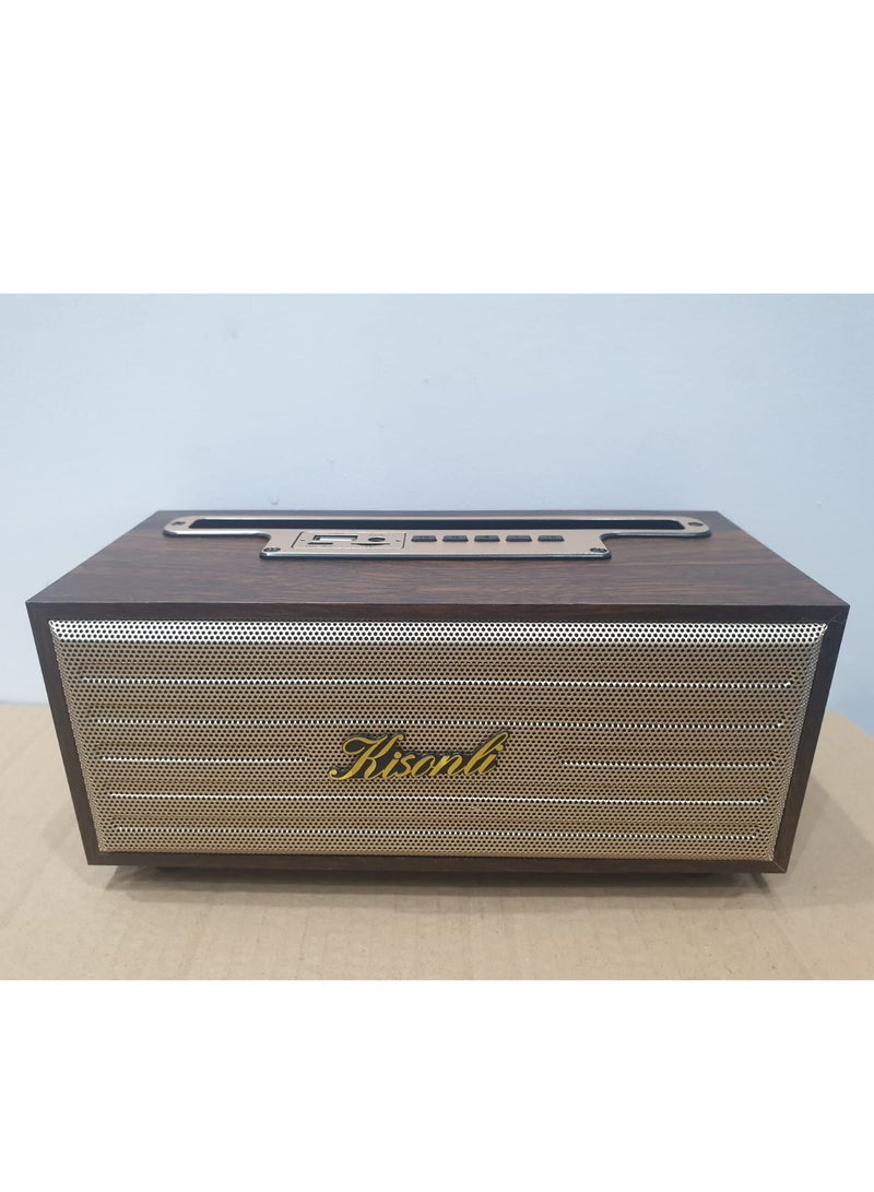 Kisonli blutooth speaker in wood design - Image 1