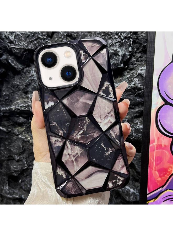 S-TOP Case For iPhone 13 Water Cube Marble Electroplating TPU Phone Case - Image 1