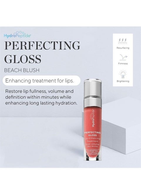 Perfecting Gloss Lip Enhancing Treatment, Long-Lasting Volume and Hydration, (Beach Blush), 0.17 Ounce
