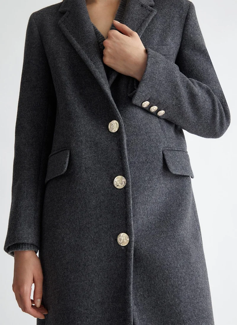 Liu Jo Slim-fit wool-blend coat