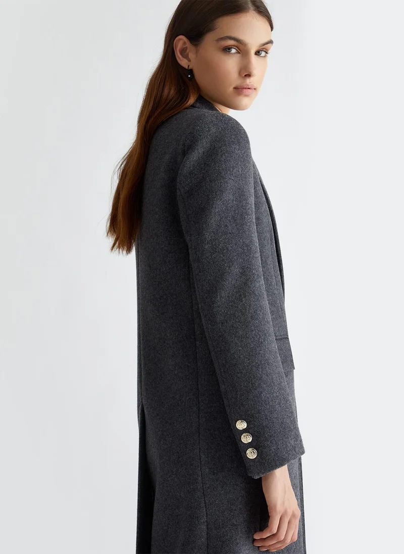 Liu Jo Slim-fit wool-blend coat