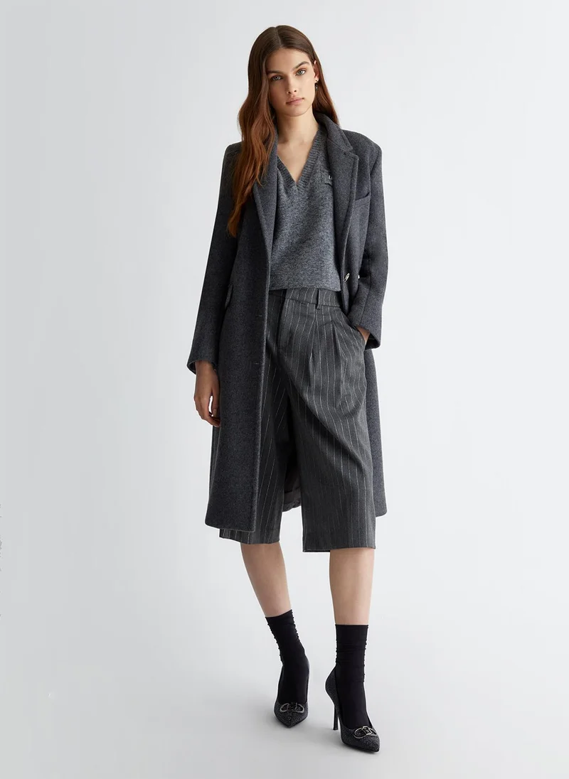 Liu Jo Slim-fit wool-blend coat