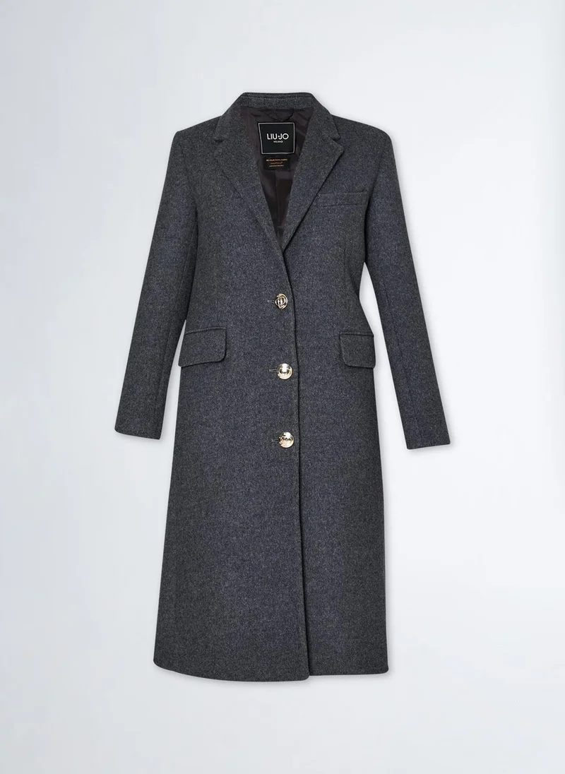 Liu Jo Slim-fit wool-blend coat