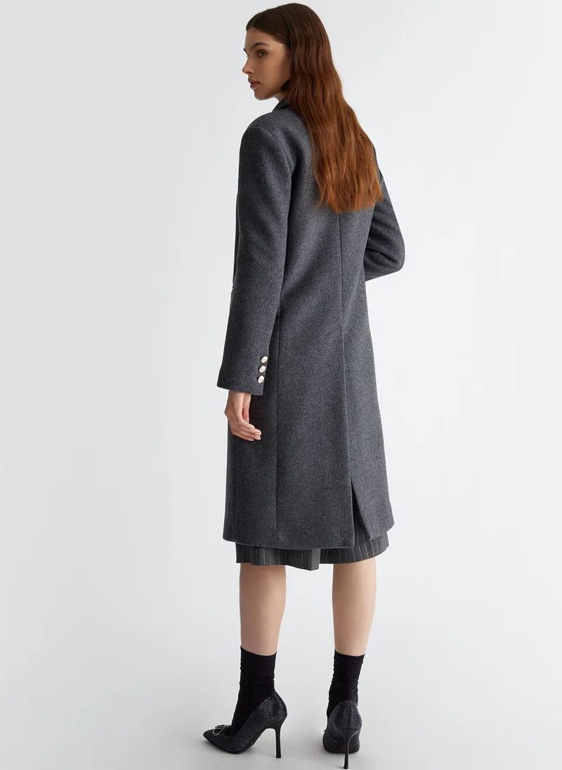 Liu Jo Slim-fit wool-blend coat