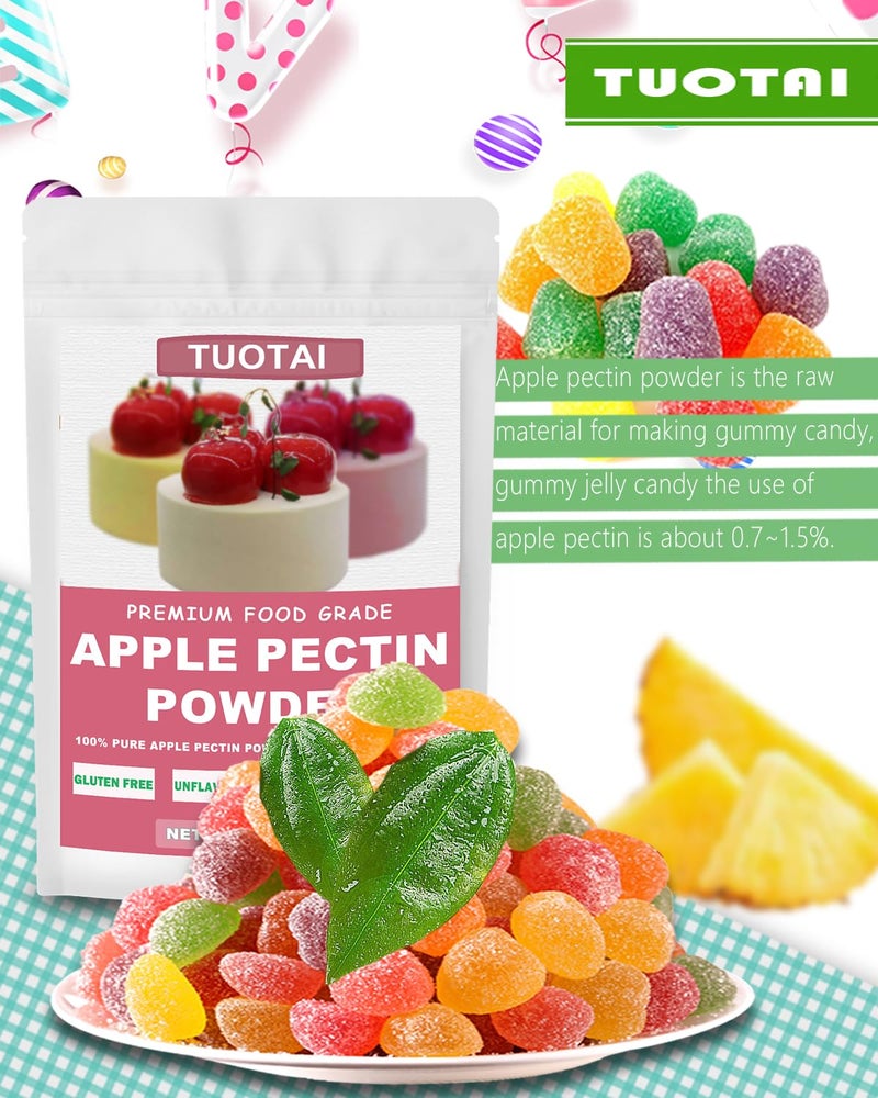 TUOTAI Apple Pectin Powder, 4 Ounces, Natural Fruit Concentrate Food Thickener for Cake, Jelly and Baking Food - Image 3