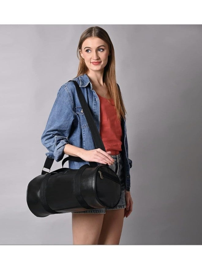 Treggo Premium 3-in-1 Leather Travel Bag Set | Laptop Office, Duffle Gym & Sling Messenger Bag for Men & Women - Brown (Adventure Luxe Set) - Image 3