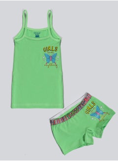 COTTONIL Pack Of 2 Strap Top And Hot Short Underwear Set For Girls  - Image 4