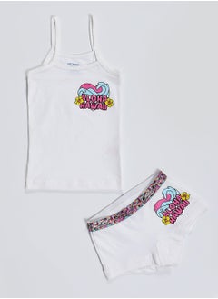 COTTONIL Pack Of 2 Strap Top And Hot Short Underwear Set For Girls  - Image 5
