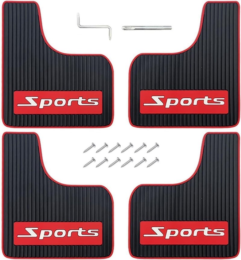 4 Pcs Soft Rubber Mud Flaps for Nissan Kicks 2025 2026, Splash Guards Dirt Protectors Heavy Duty Automotive Exterior Accessories - Image 1