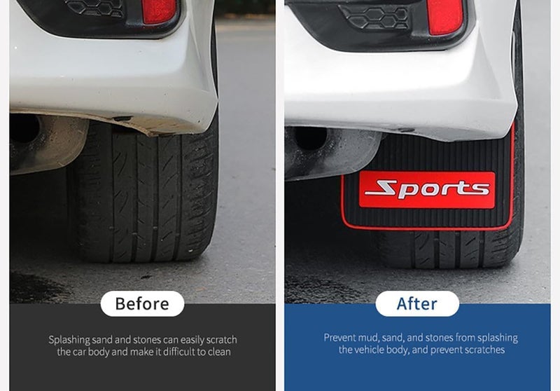 4 Pcs Soft Rubber Mud Flaps for Nissan Kicks 2025 2026, Splash Guards Dirt Protectors Heavy Duty Automotive Exterior Accessories - Image 4