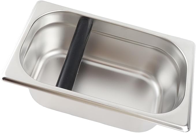 Stainless Steel Knock Box For Ground Coffee Splash Prevention Kitchen Accessory - Image 1