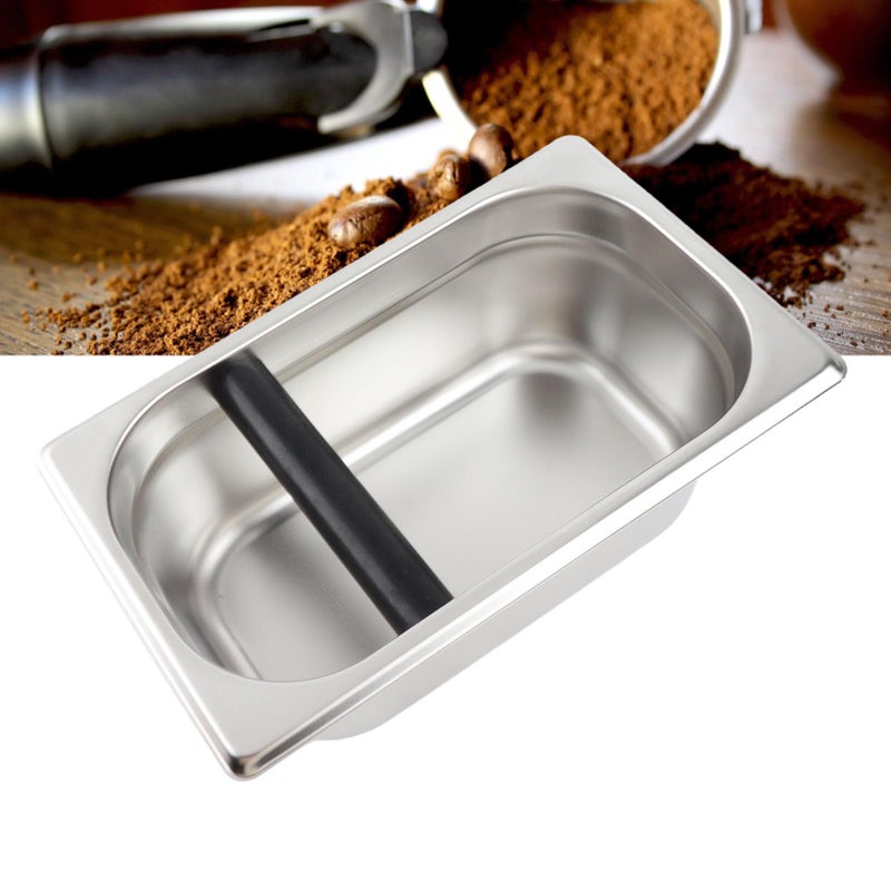 Stainless Steel Knock Box For Ground Coffee Splash Prevention Kitchen Accessory - Image 5