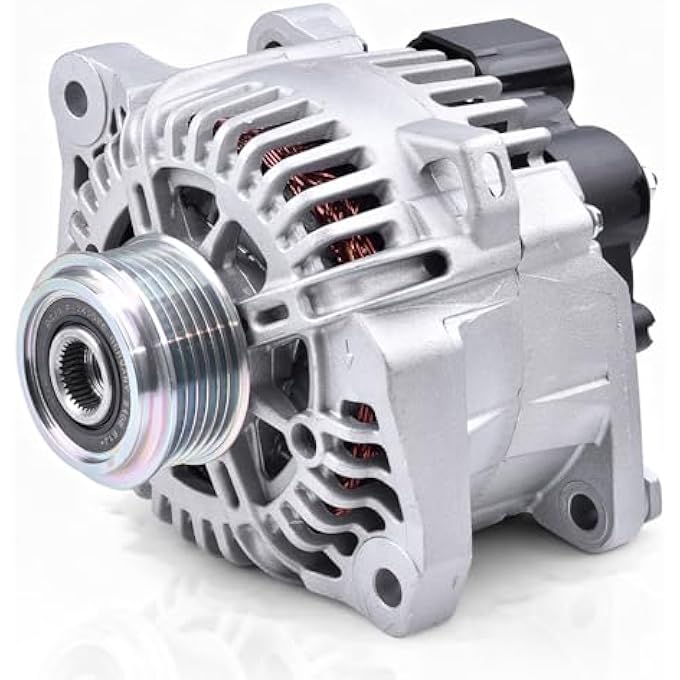 hodflop 37300-2G600 Alternator Compatible with Hyundai Sonata 2011-2014 2.0L, Santa Fe 2010-2012 2.4L, for Kia Optima 2012-2013 2.0L, Sorento 2011-2012 2.4L, 12V 110A 6-Groove Pulley, TG11C089 11493N - Image 1