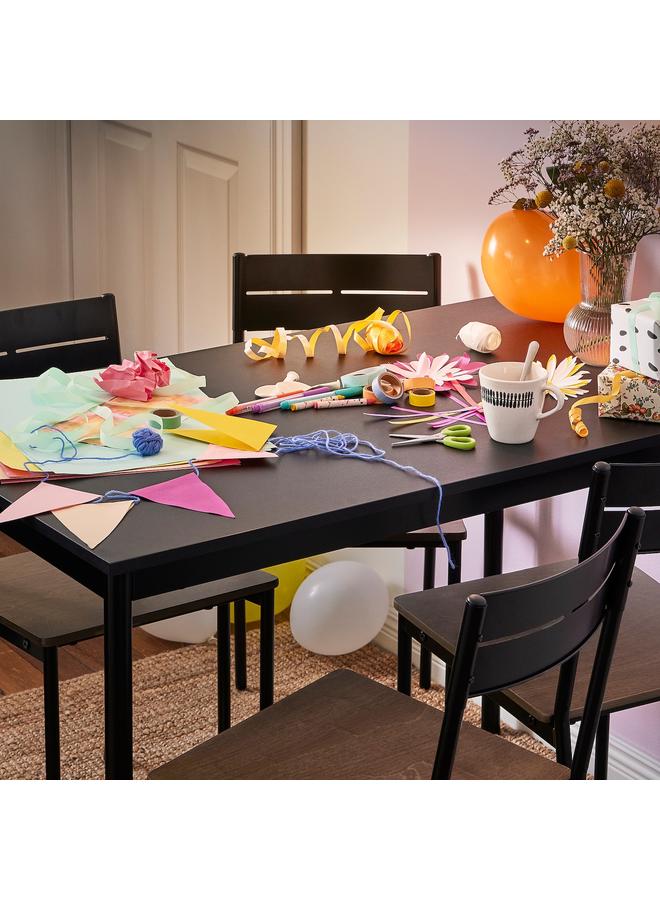 Zaboon Table, Black, 110X67 Cm - Image 3