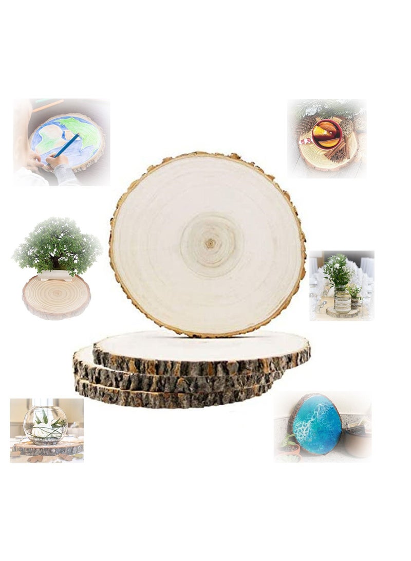 Y&D Unfinished Wood Slices  Large Slices for Crafts, Centerpieces Tables Slabs DIY Painting Displaying - Image 1