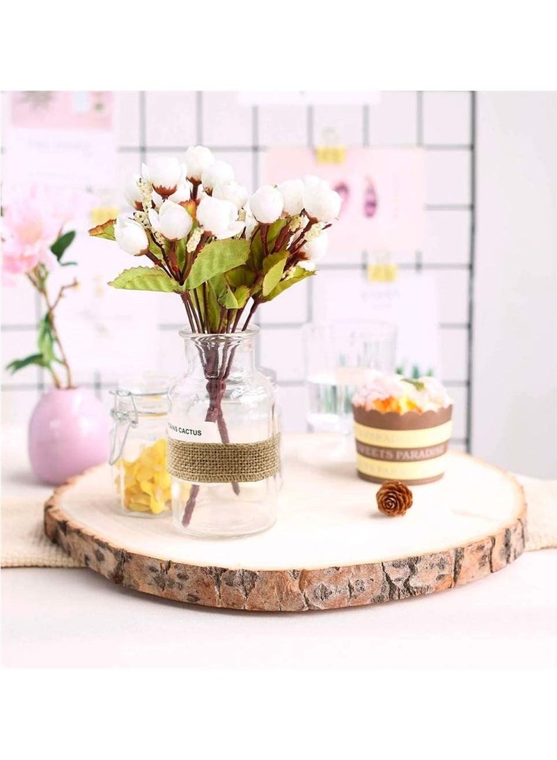 Y&D Unfinished Wood Slices  Large Slices for Crafts, Centerpieces Tables Slabs DIY Painting Displaying - Image 2