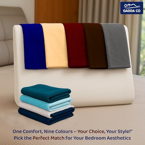 GADDA CO Waterproof Pillow Protector Set of 6 | Dustproof Cotton Terry Pillow Covers with Zipper Closure | 220+ GSM Soft & Breathable Bed Bug Dust Mite Protection, Standard Size 18 x 28 Inches, Maroon - Image 4