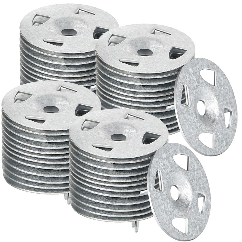 Fabbay Washers for Installation of Foam Board Panels 1-1/8 Inch Galvanized Steel Washer for Fixing Fastening Installation(150 Pcs) - Image 1