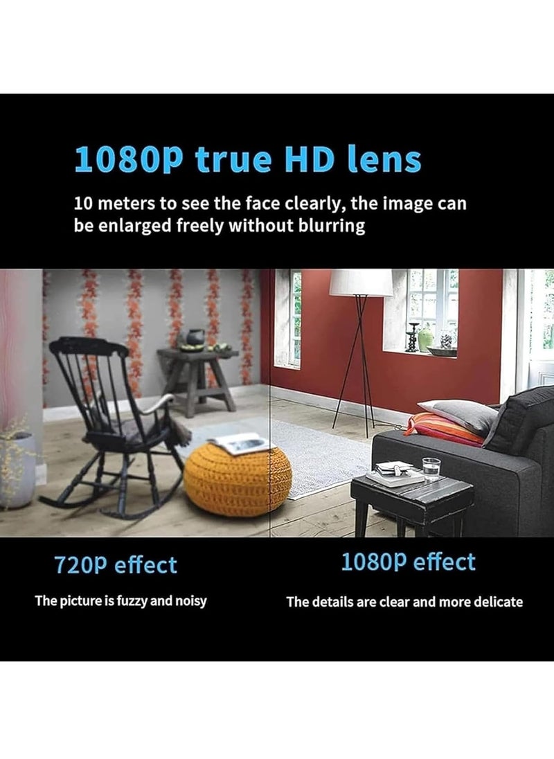 TIGER Cheerchest Mini WiFi Camera 1080p HD – Night Vision Included, 5G Wireless Camera for Home, Office & Car – Easy Installation, Compact Security Camera for Home Security (1pcs)  - Image 4