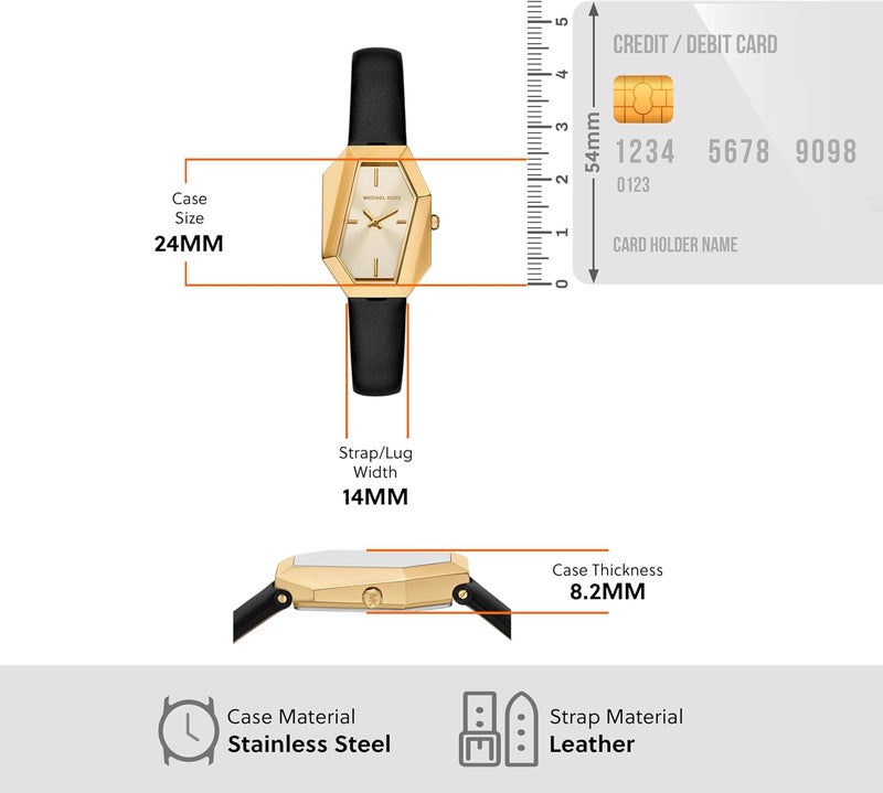 مايكل كورس Women Michael Kors Suri Black Watch MK4880 - Image 5