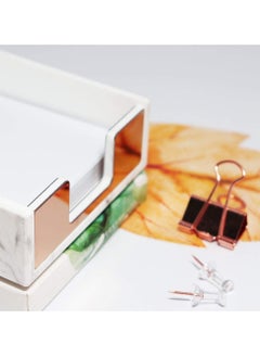 Y&D Sticky Note Holder Acrylic Memo Pad Notes Dispenser Notepad Holder Desk Organizer for Organization Office Home  - Image 5