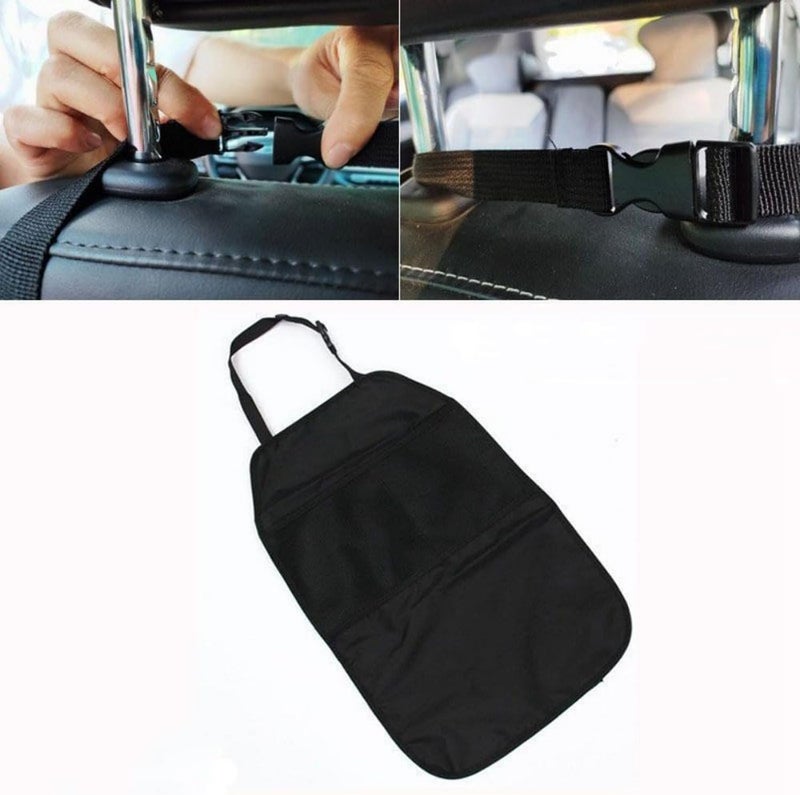 Norhogo 2-Piece Car Seat Protector Organizer with Waterproof Oxford Fabric - Image 4