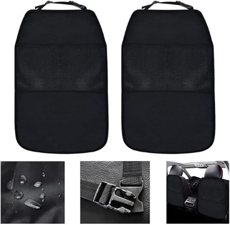 Norhogo 2-Piece Car Seat Protector Organizer with Waterproof Oxford Fabric - Image 3