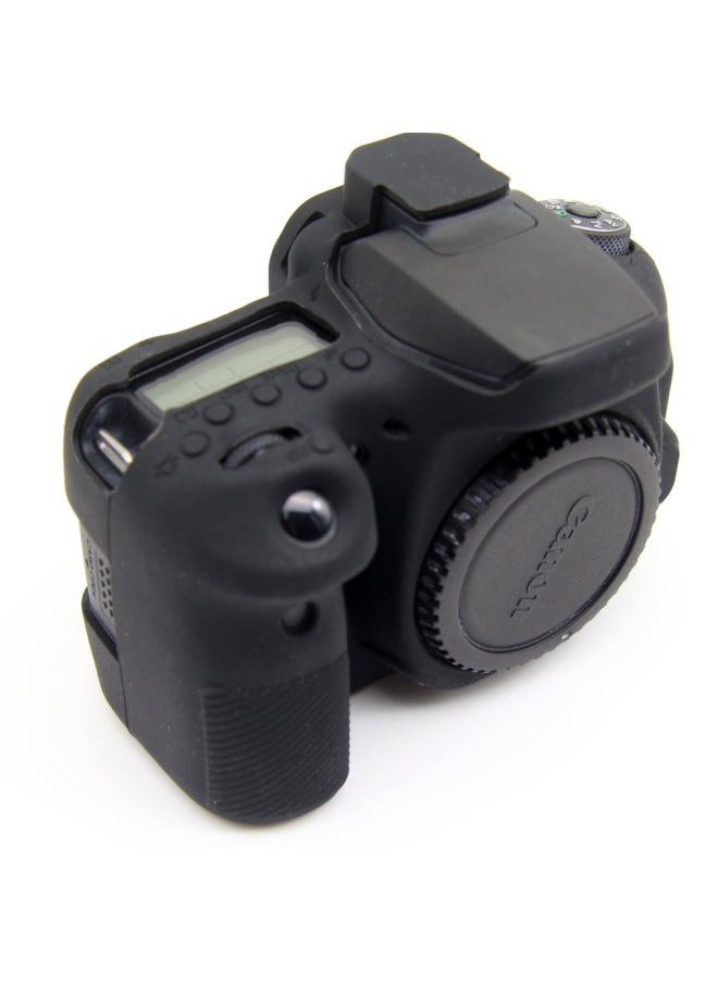 Generic Suitable For Canon Eos 90D Slr Camera Slr Camera Silicone Case 90D Silicone Case Camera Protective Case-Color:black  - Image 1