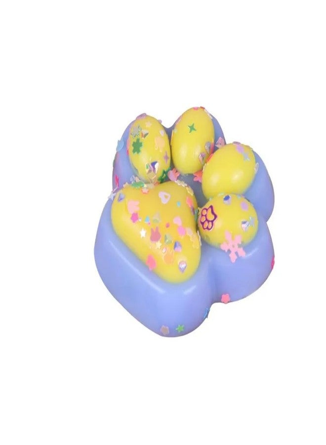 Sawkirp Darshraj Squishy paw Print PopIt Fidgat Toy, Silicone Sensory Stress Reliever, Pack of 1 Piece, Random Colour - Image 1
