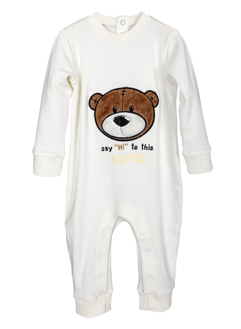 AIKO AIKO-Baby  Body Suit with Bear embroidery -18-24M  - Image 1