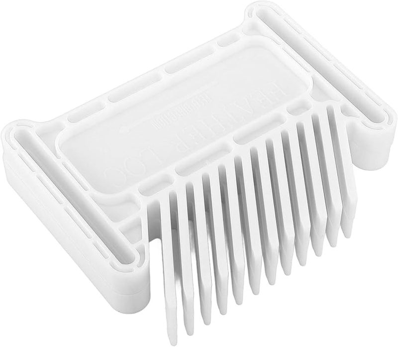 White Adjustable Stackable Featherboard Safety Device for Table Saws Router Tables Band Saws - Image 3