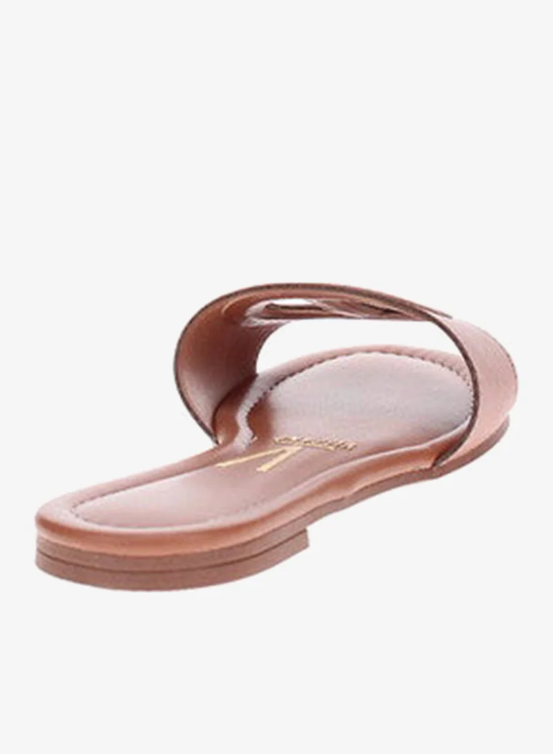 VIZZANO Vizzano Ladies Flat Sandals Brown | Made In Brazil