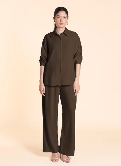 شايبس LINEN BLEND COMFORT SHIRT SET