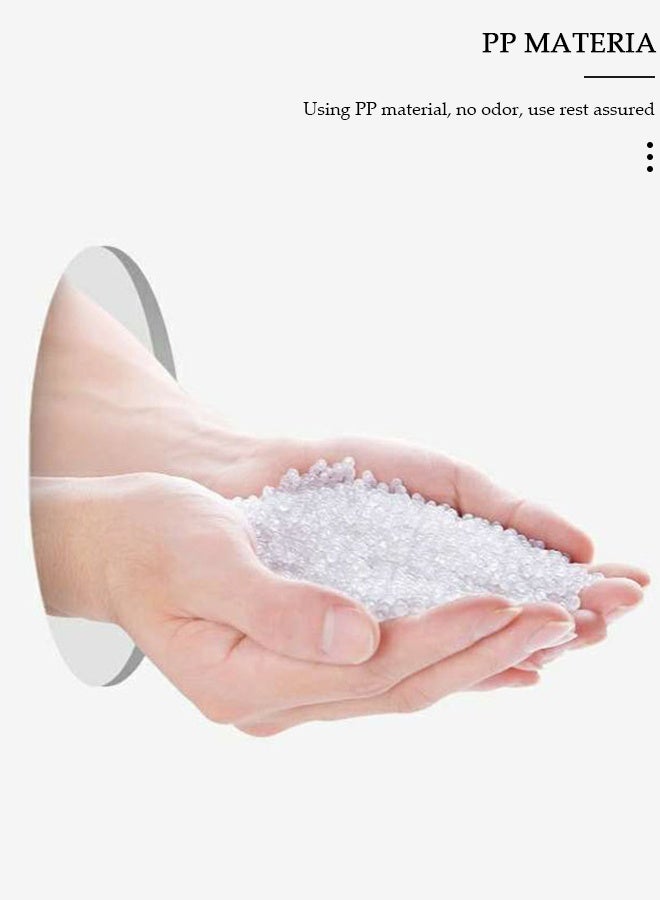 دونيسو خزانة تخزين بأدراج بثلاث طبقات مع عجلات، صندوق تخزين ألعاب، خزانة تخزين أرضية بلاستيكية منظم تخزين للأدراج للملابس والألعاب وحاويات تخزين مقاومة للغبار وصندوق رف لغرفة المعيشة والحمام والمطبخ وغرفة النوم (35*26*44.5 سم) - Image 4