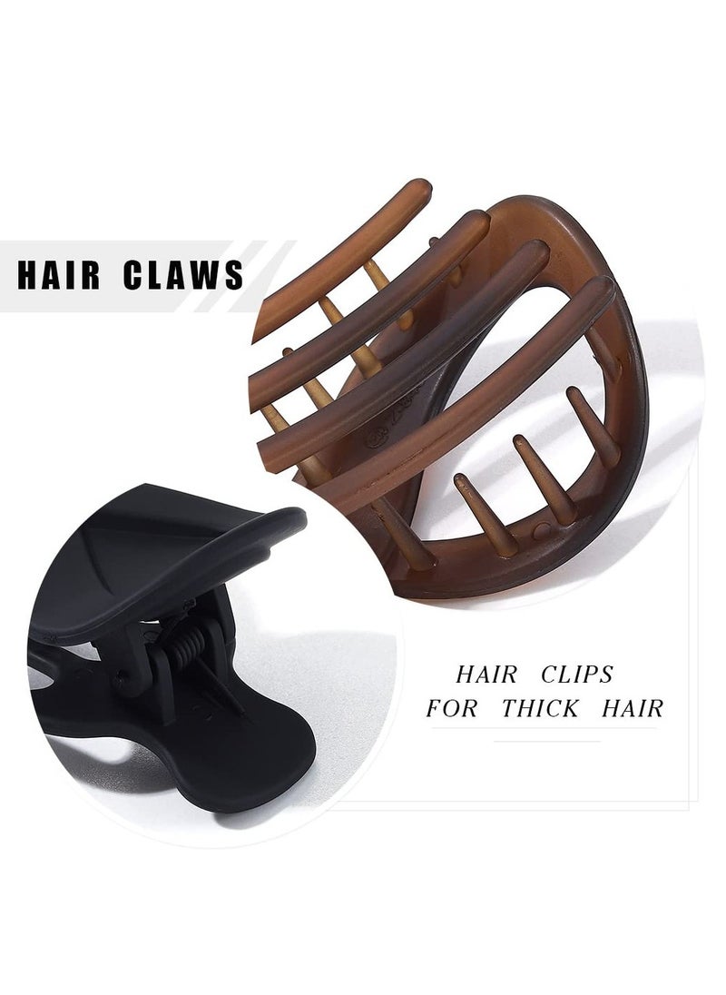 2Pcs Hair Clip Acrylic Hair Claw Clips Thick Hair Flat Hair Clips Grip Hair Banana Barrettes for Styling Hair Accessories for Women and Girls - pzsku/ZFDA6BD49AB426D44B587Z/45/_/1736406574/0001c5a3-deb3-4a67-8133-5234c7992ca3