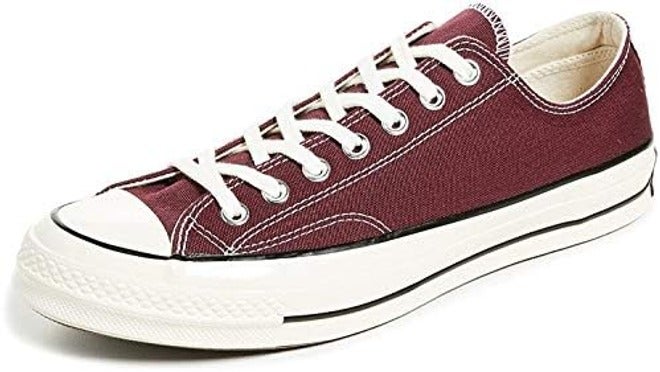 Converse Women's Chuck Taylor All Star Dainty Low Top Sneaker - Charcoal - Image 3